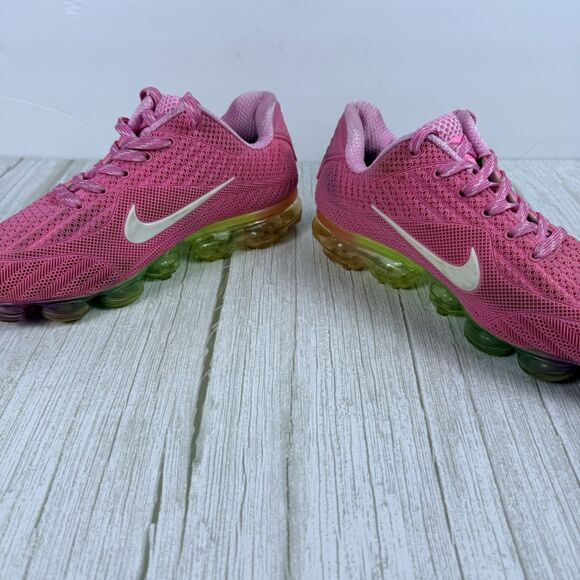 NIKE VAPORMAX AIRMAX PINK Women’s Size 8 BeTrue Rainbow Sole 849558 012 **READ** - Picture 6 of 9